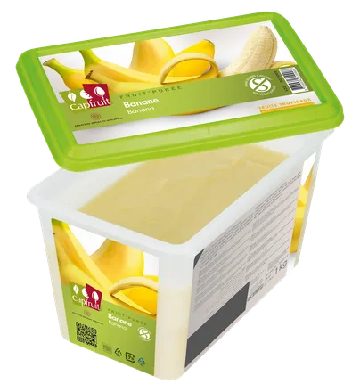 Banana Puré Capfruit 1kg mynd 1