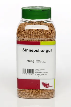 Sinnepsfræ gul 700g mynd 1