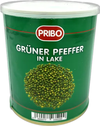 Græn piparkorn í vatni 800g mynd 1