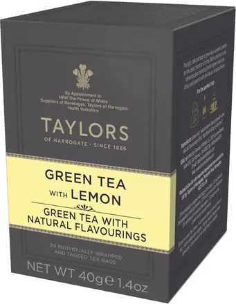 Te Green tea with Lemon 20stk mynd 1