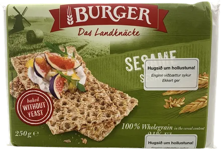 Hrökkbrauð Burger sesam 24x250g mynd 1