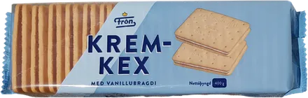 Kremkex vanillu Frón 15x400g mynd 1
