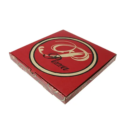Pizzuöskjur 16" rauðar 100stk mynd 1