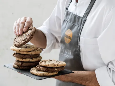 Cookies dökkar með súkkulaðibitum 40x80g mynd 1
