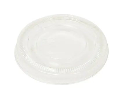Plastlok á 4oz box/5oz Staup PET 100stk mynd 1