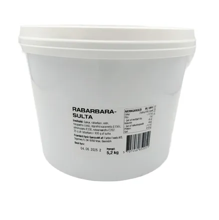 Rabarbarasulta Garri 5,2kg mynd 1