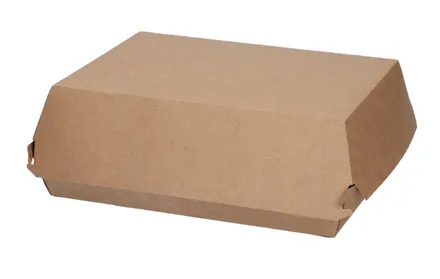 Pappabox "Clamshell" 19,5x15x8cm 200stk mynd 1