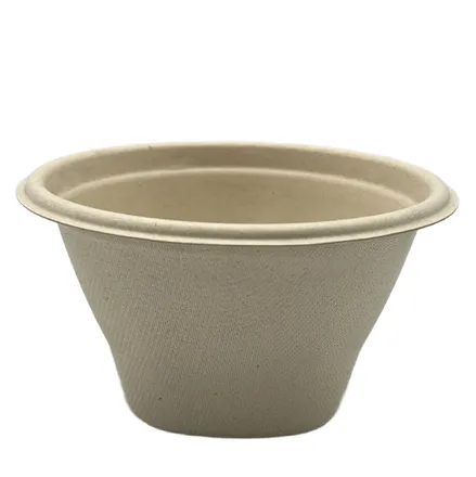 Skál hringlaga pulp 375ml 12cm 10x100stk mynd 1