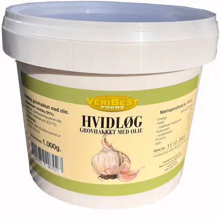Hvítlaukur saxaður í olíu 1kg mynd 1