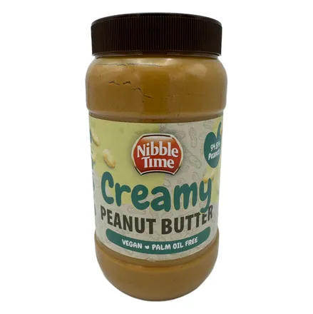 Hnetusmjör creamy Nibble Time 1kg mynd 1