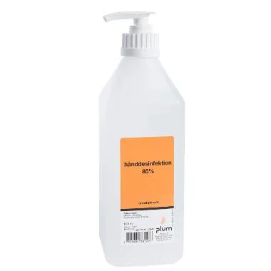 Handspritt m/pumpu fljótandi 85% 600ml mynd 1