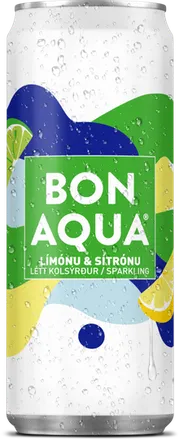 Bonaqua sódavatn Límónu/Sítrónu 330ml dós 10stk mynd 1
