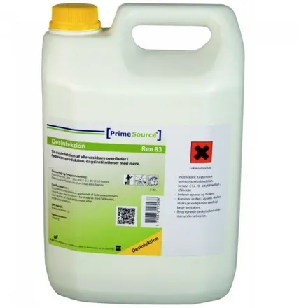 PrimeSource Ren 83 Sápa m/sótthreinsi 5ltr mynd 1