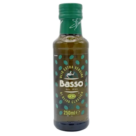 Jómfrúar ólífuolía Basso 250ml mynd 1