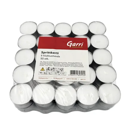 Sprittkerti 8 tíma 24stk mynd 1