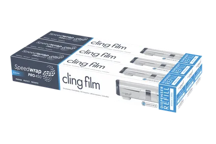 Speedwrap plastfilma 45cm x 300m 3 rúllur mynd 1