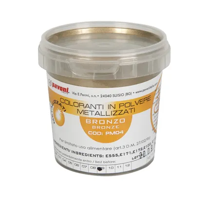 Bronz duft alkóhóluppleysanlegur matarlitur 40g mynd 1