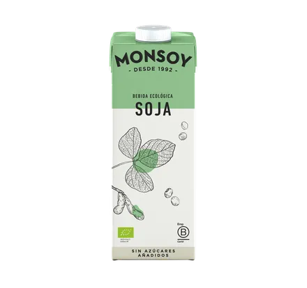 Soyamjólk Monsoy lífræn 1ltr mynd 1