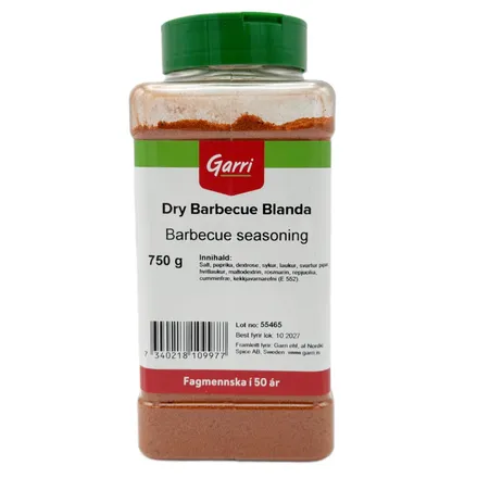 Dry Barbecueblanda 750g mynd 1