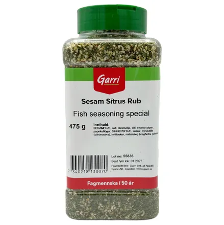 Sesam Sítrus Rub 475g mynd 1