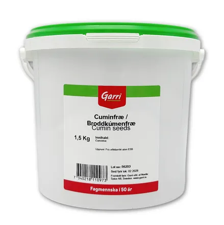 Broddkúmen/cumin fræ 1,5kg mynd 1