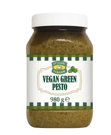 Pesto grænt hnetulaust Vegan 980g mynd 1
