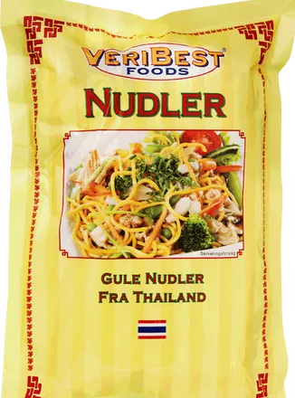 Eggjanúðlur gular Veribest 10kg mynd 1