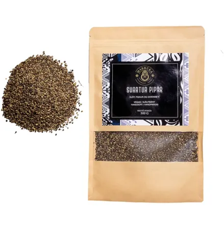 Svartur pipar malaður 300g Mabrúka mynd 1