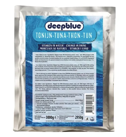 Túnfiskur í vatni poki 3kg mynd 1