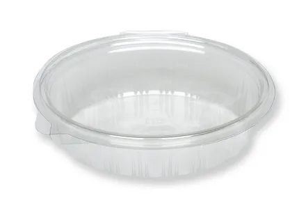 Plastbox egglaga áfast lok 375ml 100stk mynd 1