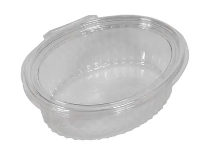 Plastbox egglaga áfast lok 750ml 50stk mynd 1
