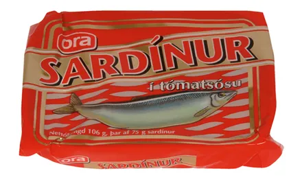 Sardínur í tómatsósu Ora 106g mynd 1
