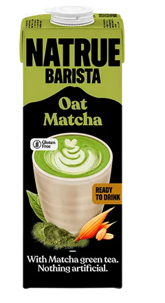 Haframjólk Natrue Barista Matcha 1ltr Glúteinlaus mynd 1
