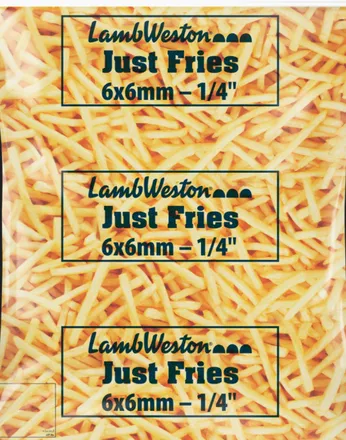 Just Fries 6x6 4x2,5kg mynd 1