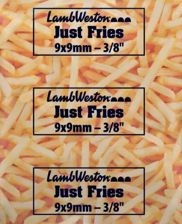 Just Fries 9x9 4x2,5kg mynd 1