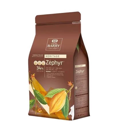 Súkkulaði hvítt Zephyr 34% 5kg mynd 1