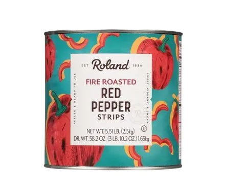 Paprika grilluð strimlar rauð 2,5kg mynd 1