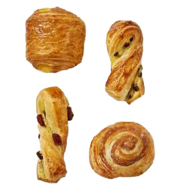 Mini smjördeigsst. vanillu/trönuber/kanil/súkk 140stk mynd 1
