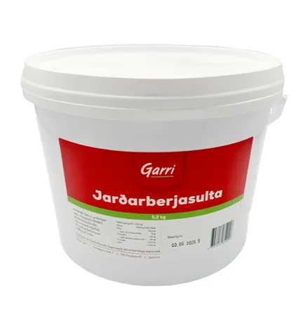 Jarðarberjasulta Garri 5,2kg mynd 1