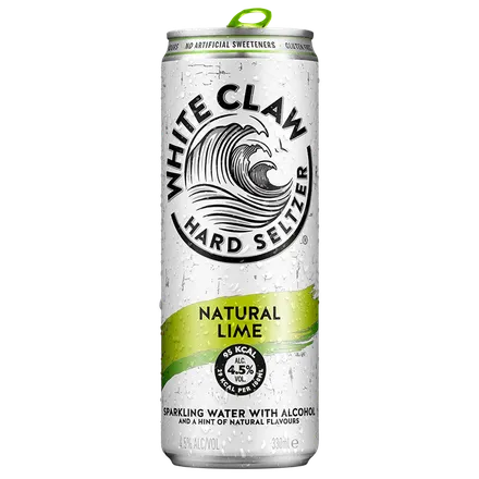 White Claw Natural Lime 4,5% 12x330ml mynd 1