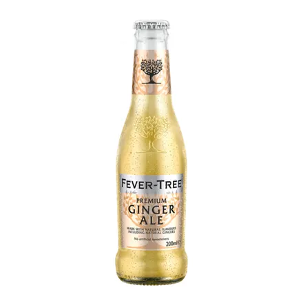 Fever Tree Ginger Ale 24x200ml mynd 1