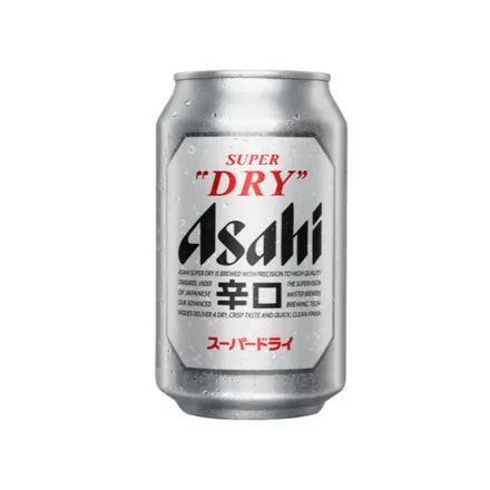 Asahi Super Dry dós 5% 24x330ml mynd 1