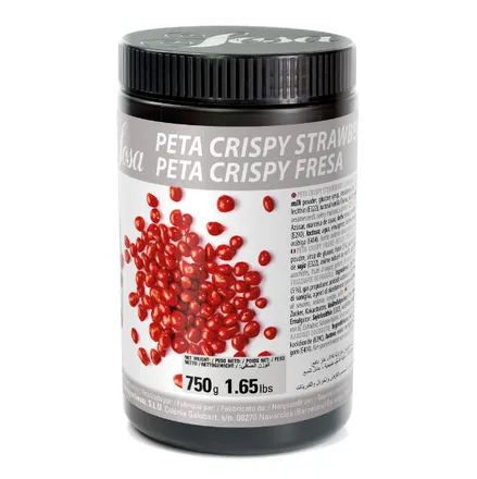 Poprocks hjúpað jarðarberja kakósmjöri 750g mynd 1
