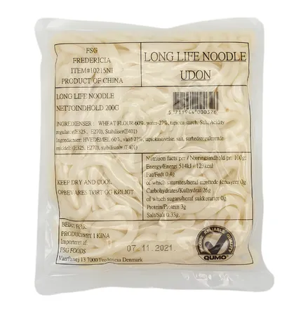 Udon núðlur 200g mynd 1
