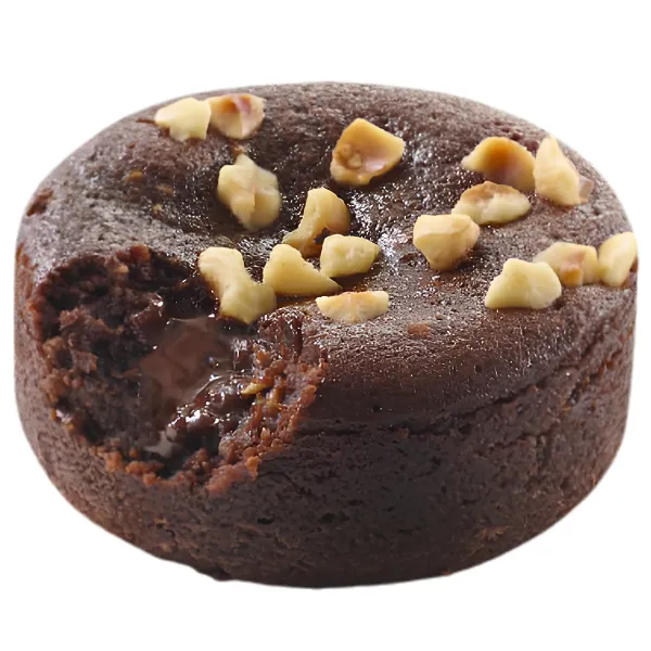 Vegan Súkkulaði heslihnetu Fondant 90g 20stk