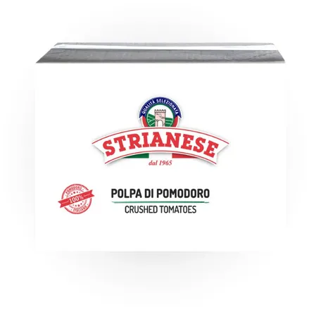 Maukaðir tómatar Strianese bag in box 10kg mynd 1