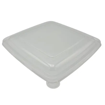 PET lok á 9x9" 3ja hólfa bakka 200stk mynd 1