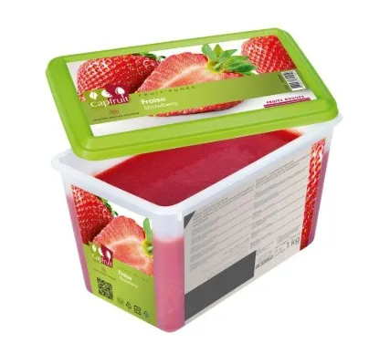 Jarðarberja Puré Capfruit 1kg án viðbætts sykurs mynd 1