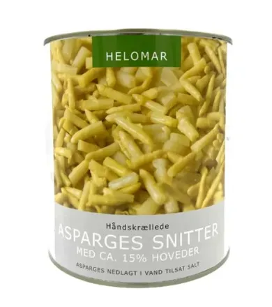 Aspas skorinn hvítur með haus 3kg mynd 1