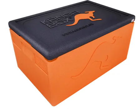 Hitakassi Kangabox appelsínugulur 48ltr mynd 1